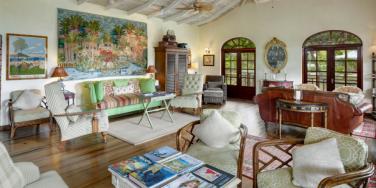 Library at Bequia Beach Hotel, Grenadines